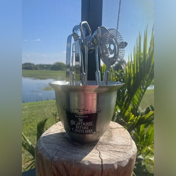 Bar Ware Disney Nightmare Before Christmas Bar Set Mixed Drinks Party Barware - Picture 1 of 16